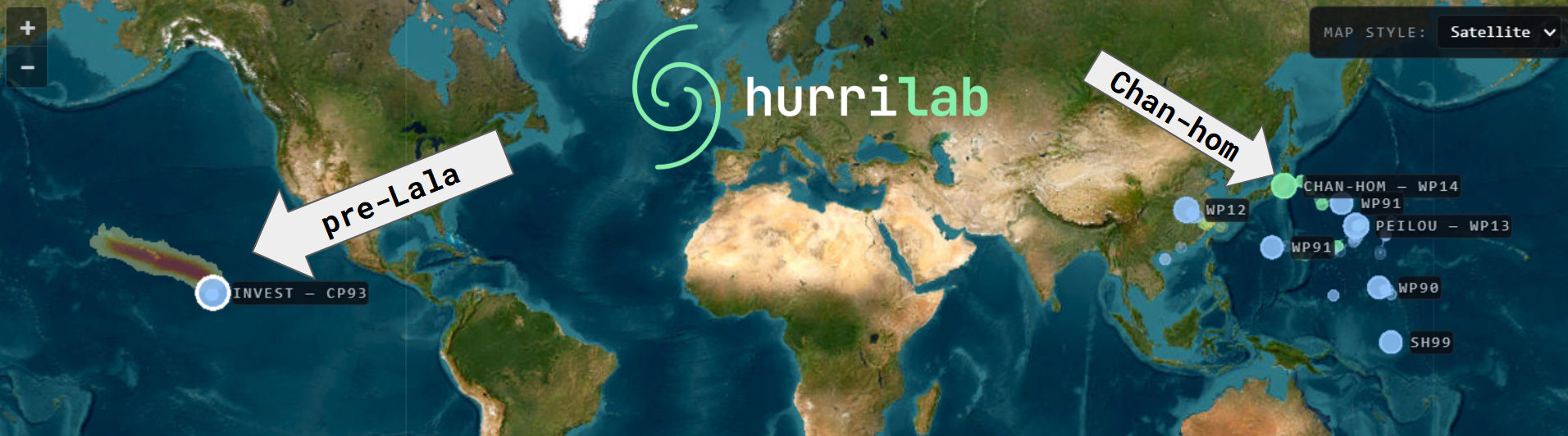 global view of active and pre-formation systems